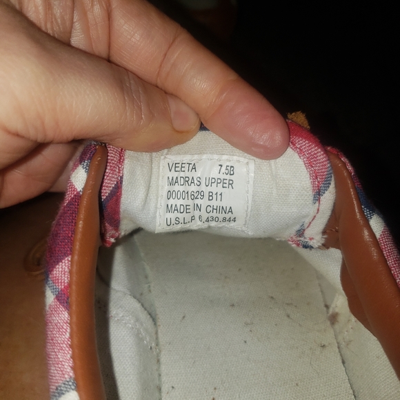 Ralph Lauren plaid women's sneakers - Picture 7 of 9